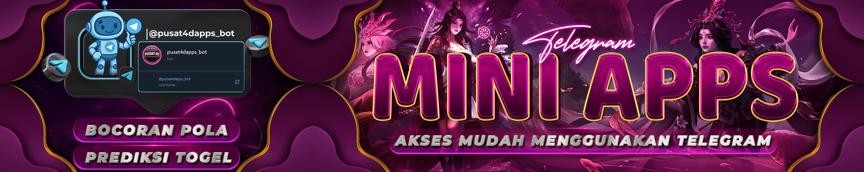 Promosi Telegram Mini Apps Pusat4D